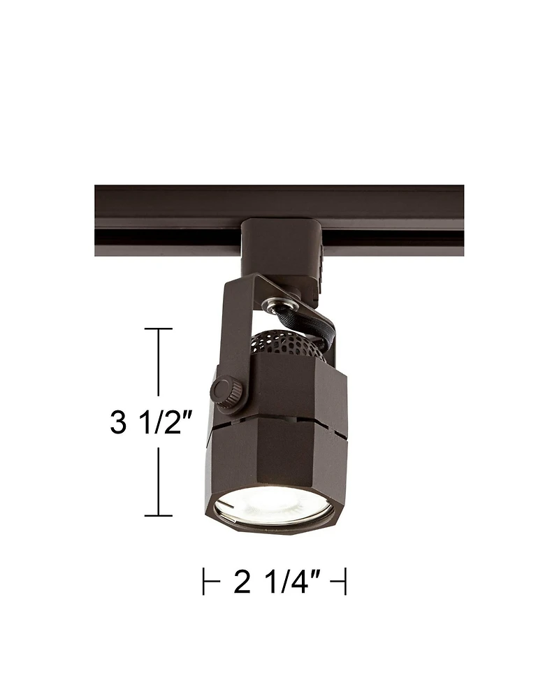 Pro Track 6.5 Watt Led Bronze Track Head For Juno Track System