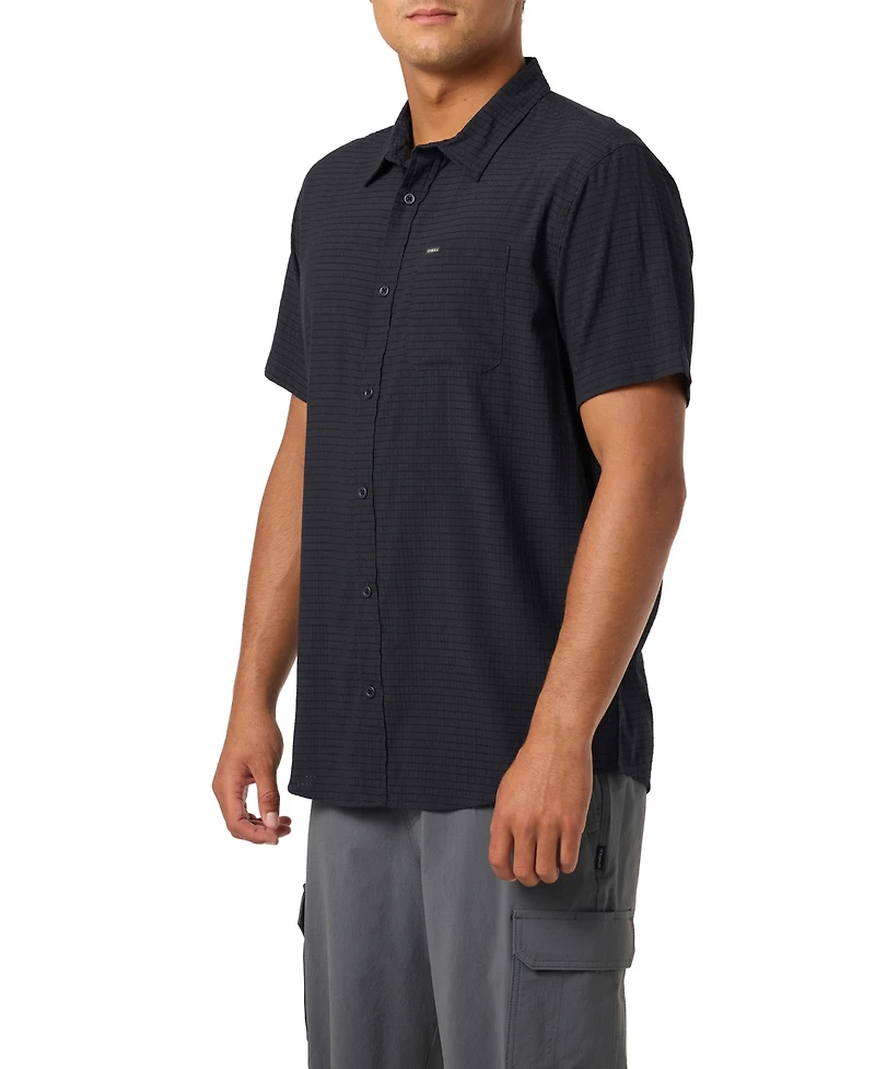 O'Neill Men's Perforated Short-Sleeve Woven Shirt