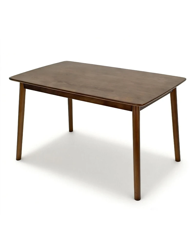 Streamdale Furniture 47 Inch Solid Wood Rectangular Mid-Century Dining Table