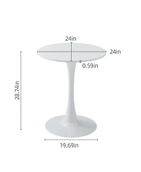 Streamdale Furniture Luxury Round Tulip Base Dining Table