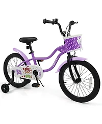 Slickblue Bicycle with Training Wheels, Easy Learning Kids Bike