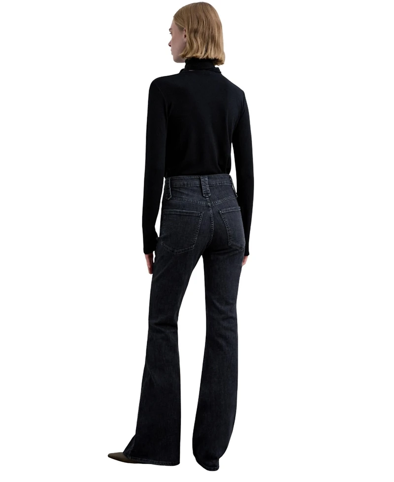 Scalpers Women's Bootcut Jeans Buttons