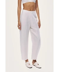 Nocturne Women's Relaxed Linen Pants
