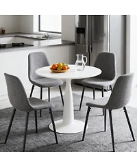 Streamdale Furniture Tulip-Style Minimalist Dining & Coffee Table