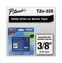 Brother P-Touch TZE325 0.35 in. x 26.2 ft. TZe Standard Adhesive Laminated Labeling Tape