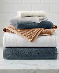 Linery & Co Turkish Cotton Textured 6 Piece Bath Towel Set