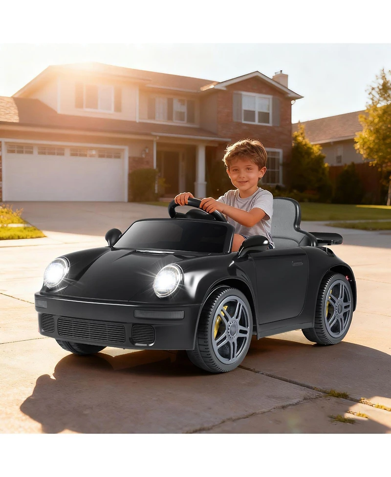 Slickblue Ride-On Car for Kids, Licensed with Remote Control and Music