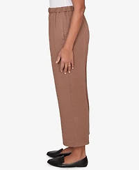 Alfred Dunner Women's Spice Market Wide-Leg Pull-On Ankle Pants