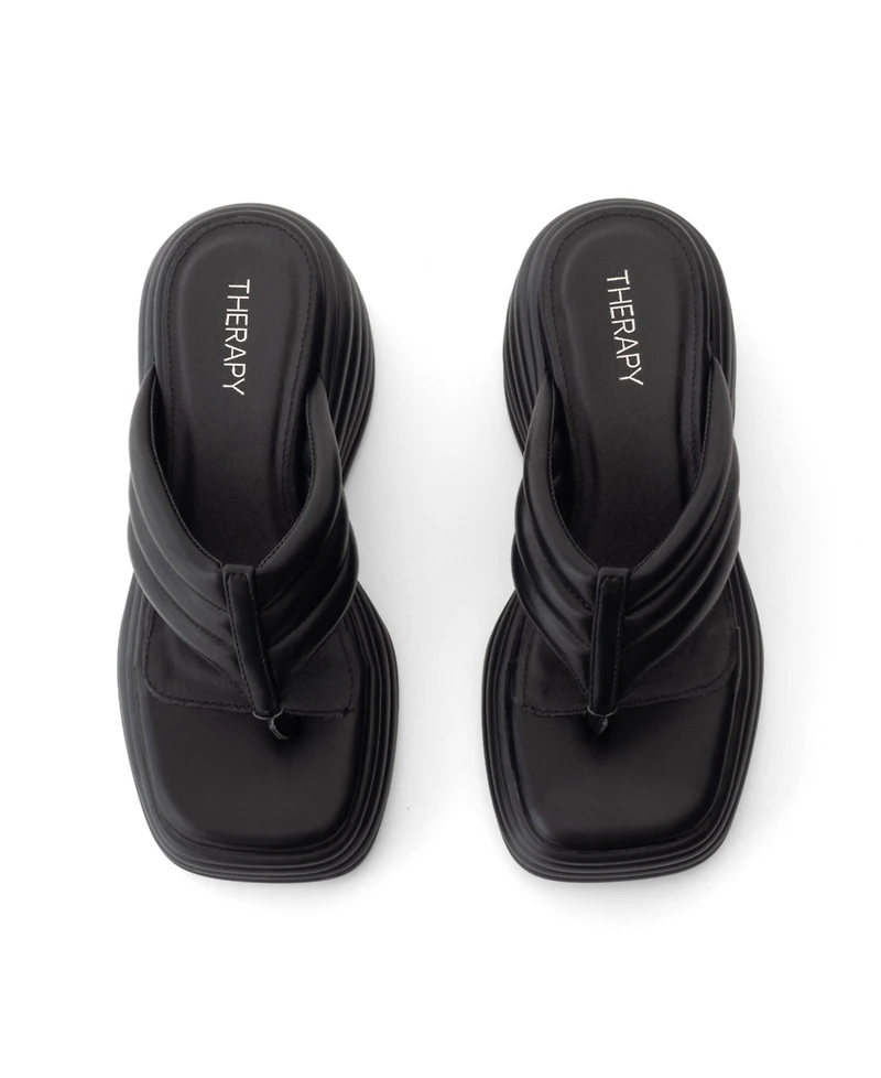 Therapy Australia Women's Flames Square Toe Wide Wedge Sandal