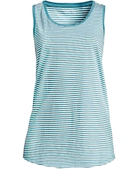 Lands' End Women's Tall Supima Cotton Tunic Tank Top