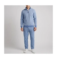 Surfsidesupply Men's Bobby Stripe Fleece Quarter Zip