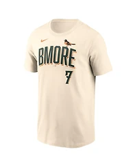 Nike Men's Jackson Holliday Natural Baltimore Orioles 2026 City Connect Name Number T-Shirt