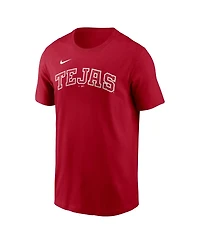 Nike Men's Jacob DeGrom Red Texas Rangers 2026 City Connect Name Number T-Shirt