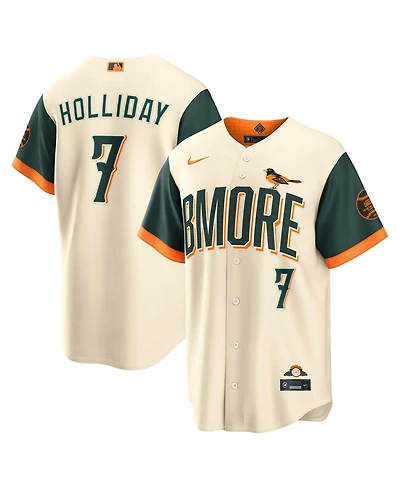 Nike Men's Jackson Holliday Natural Baltimore Orioles 2026 City Connect Stadium Jersey