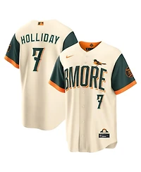 Nike Men's Jackson Holliday Natural Baltimore Orioles 2026 City Connect Stadium Jersey