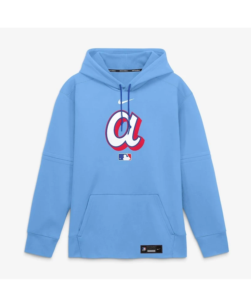 Nike Men's Royal Atlanta Braves 2026 City Connect Authentic Collection Therma-fit Hoodie