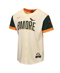 Nike Big Boys and Girls Cream Baltimore Orioles 2026 City Connect Stadium Jersey