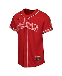 Nike Big Boys and Girls Jacob DeGrom Red Texas Rangers 2026 City Connect Stadium Jersey