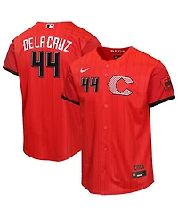 Nike Big Boys and Girls Elly De La Cruz Red Cincinnati Reds 2026 City Connect Stadium Jersey