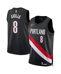 Nike Men's and Women's Deni Avdija Black Portland Trail Blazers Swingman Jersey - Icon Edition