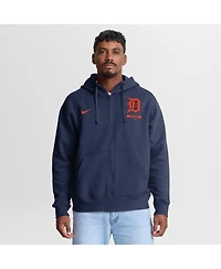 Nike Men's Navy Detroit Tigers Primetime Lockup Full-Zip Hoodie
