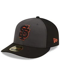 New Era Men's Gray/Black San Francisco Giants Authentic Collection Alternate Low Profile 59FIFTY Fitted Hat