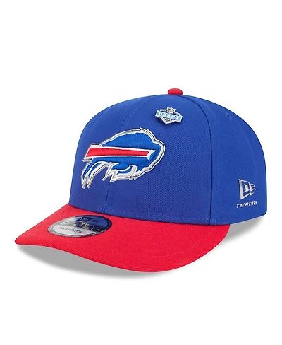 New Era Men's Royal/Red Buffalo Bills 2026 Nfl Draft On Stage Pre-Curved 9FIFTY Snapback Hat