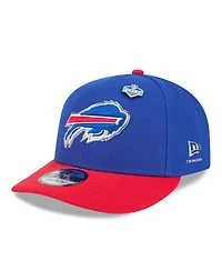 New Era Men's Royal/Red Buffalo Bills 2026 Nfl Draft On Stage Pre-Curved 9FIFTY Snapback Hat