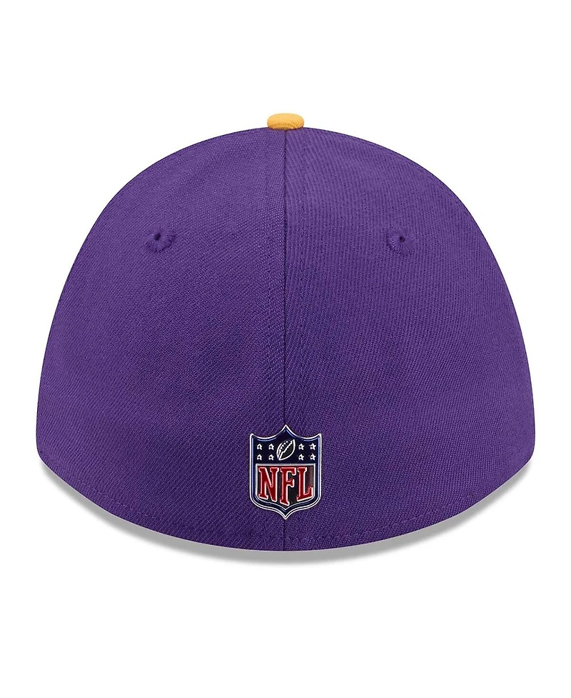 New Era Men's Purple/Gold Minnesota Vikings 2026 Nfl Draft 39THIRTY M-crown Flex Hat