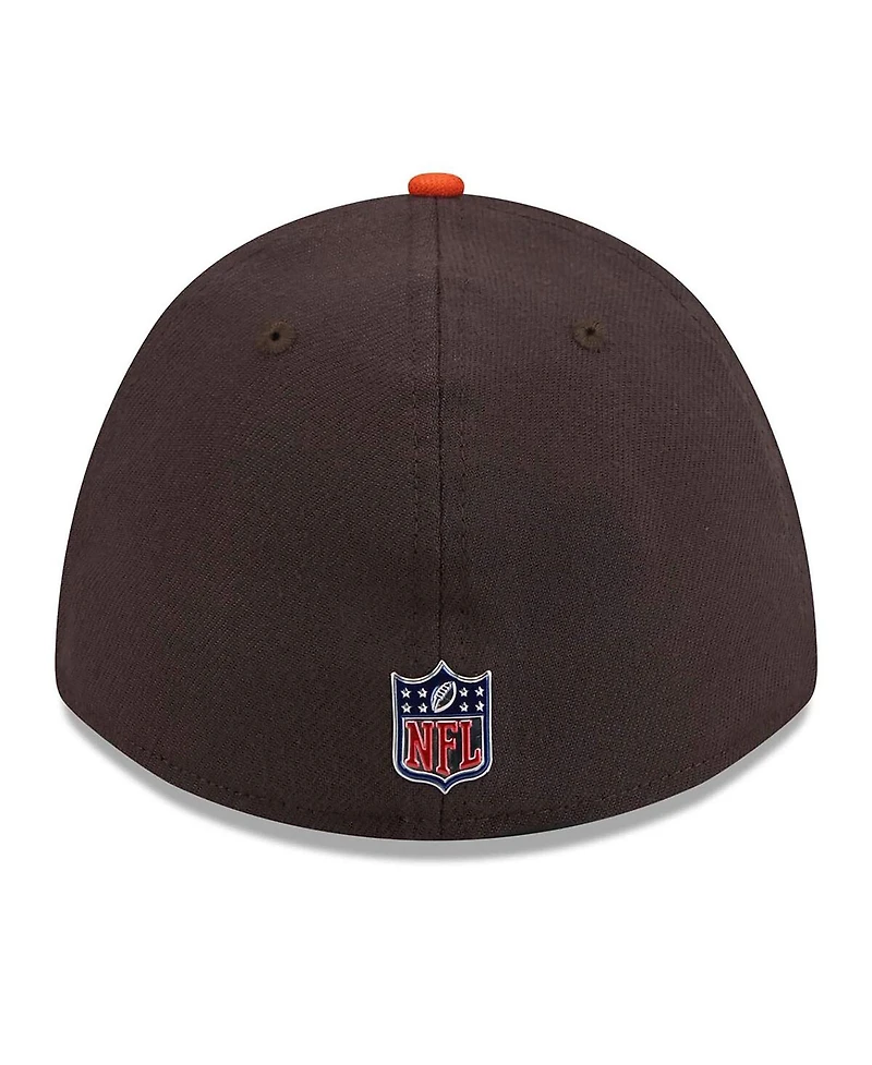 New Era Men's Brown/Orange Cleveland Browns 2026 Nfl Draft 39THIRTY M-crown Flex Hat
