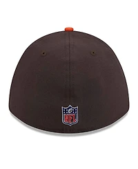 New Era Men's Brown/Orange Cleveland Browns 2026 Nfl Draft 39THIRTY M-crown Flex Hat