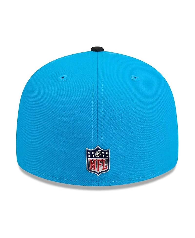 New Era Men's Blue/Black Carolina Panthers 2026 Nfl Draft Pre-Curved 59FIFTY Fitted Hat