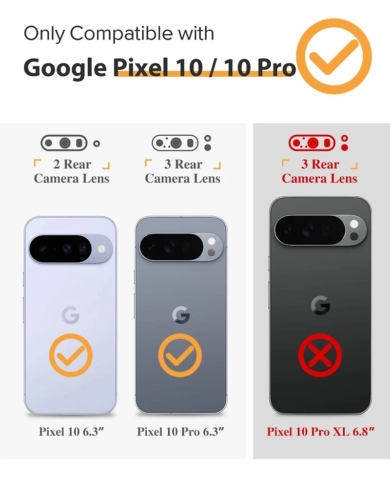 Gonez for Google Pixel 10/Pixel 10 Pro Case, Liquid Silicone Case with Screen Protector, Full Body Protective Cover, Shockproof Phone Cover