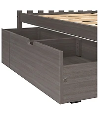 Max and Lily Twin over Staircase Bunk Bed with Storage Drawers