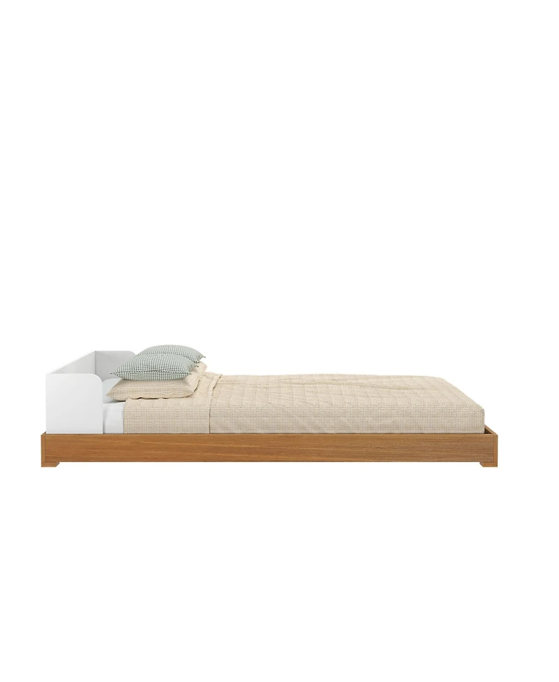 Max and Lily Mid-Century Modern Twin Floor Bed