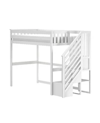 Max & Lily Classic Twin High Loft with Staircase