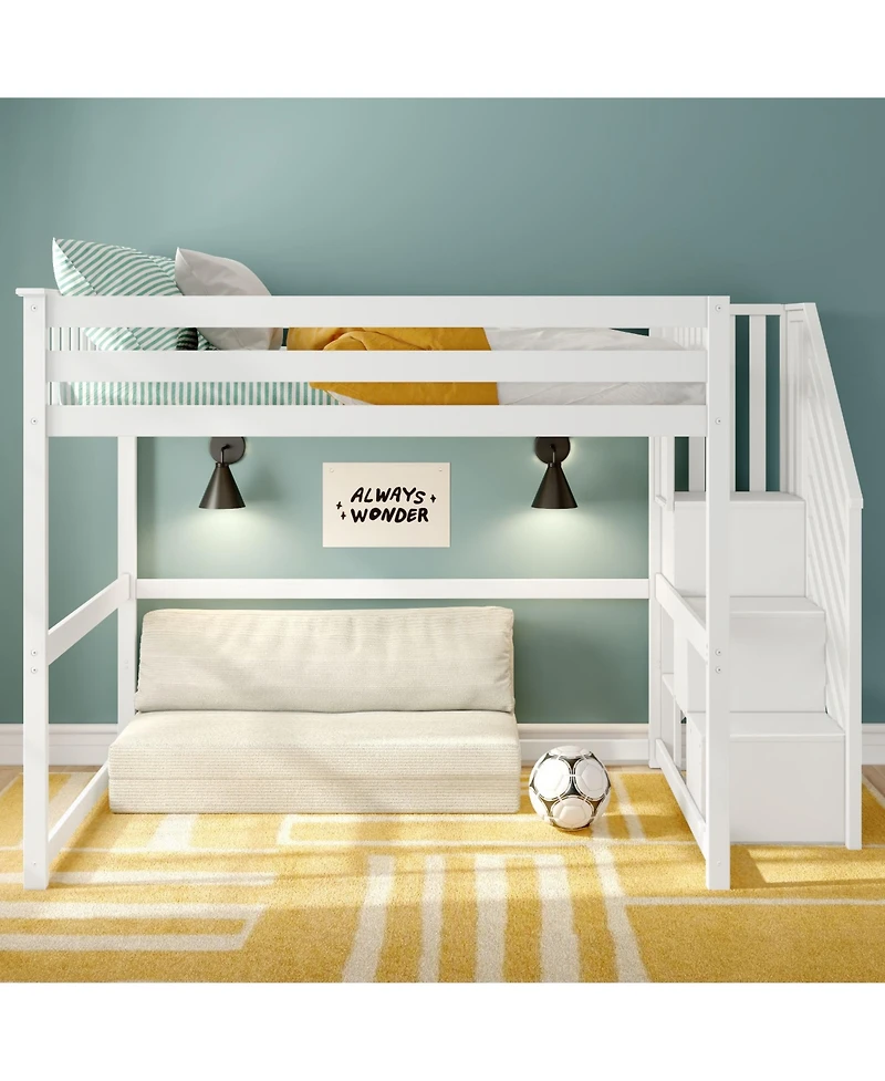 Max and Lily Classic Full High Loft wiith Staircase