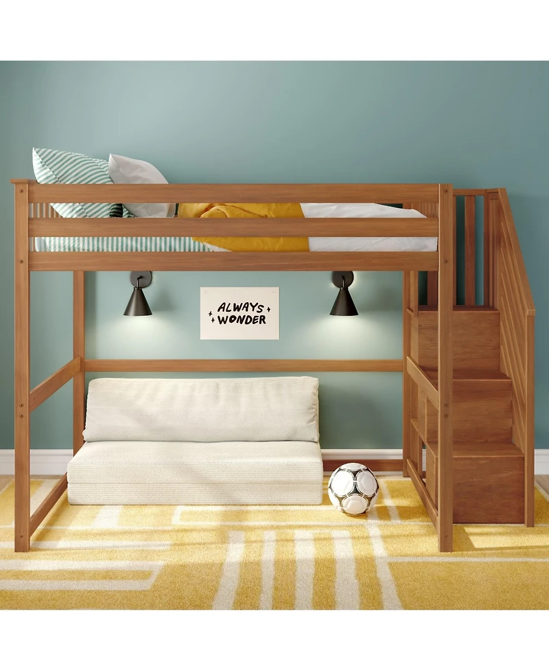 Max and Lily Classic Full High Loft wiith Staircase