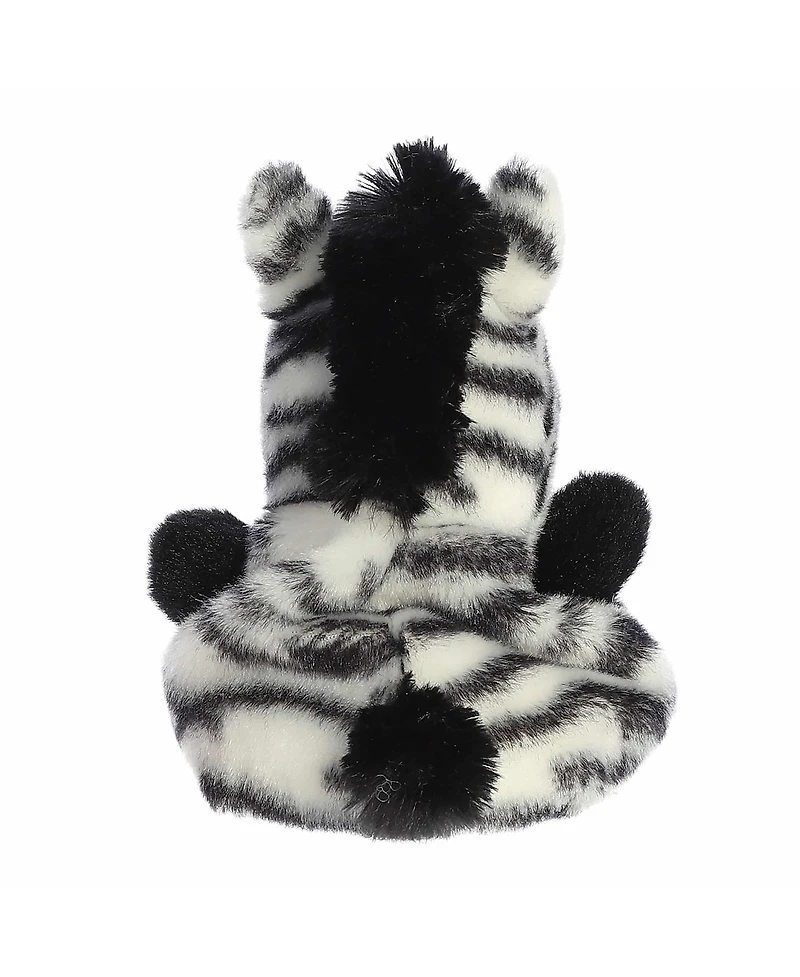 Aurora Mini Grevy Zebra Palm Pals Adorable Plush Toy White 4"