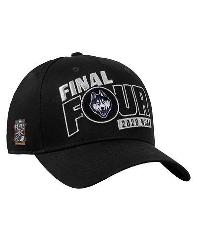 Nike Men's Black UConn Huskies 2026 Ncaa Men's Basketball Tournament March Madness Final Four Locker Room Adjustable Hat