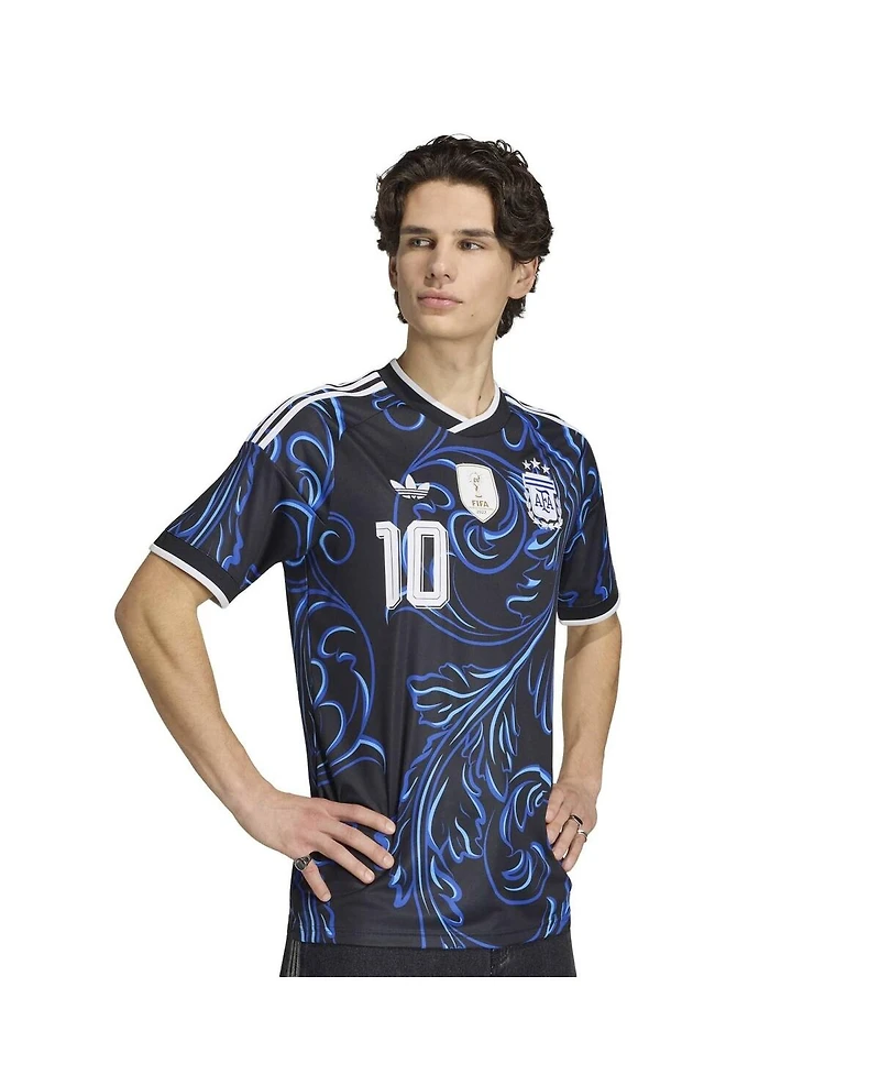 Adidas Men's Lionel Messi Black Argentina National Team 2026 Away Replica Jersey