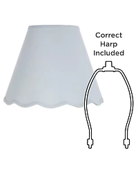 Springcrest Mylie Soft Scallop Empire Shade Spider
