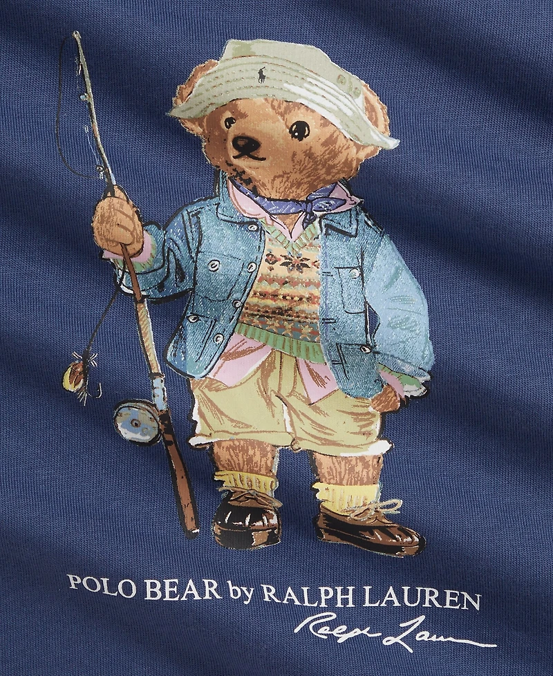 Polo Ralph Lauren Baby Boys' Bear Graphic T-Shirt and Shorts, 2-Piece Set