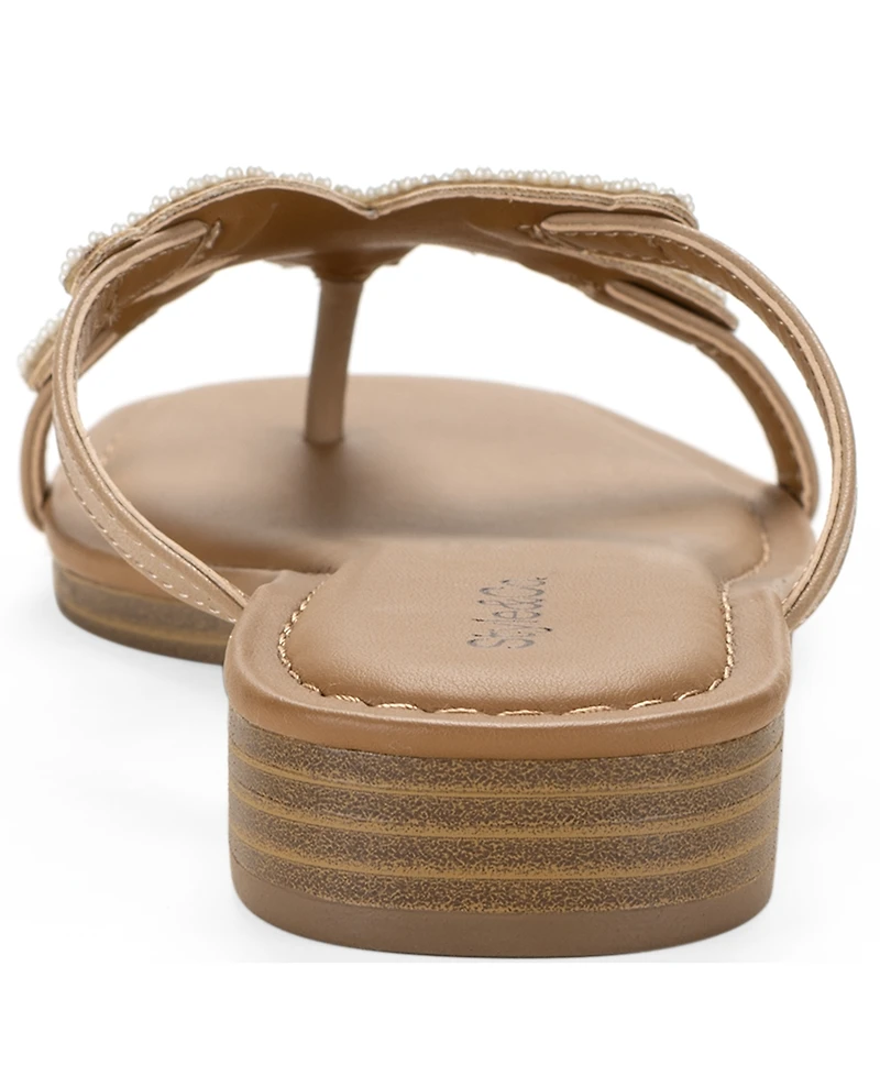 Style & Co Women's Alanaa Starfish Beaded Flat Sandals, Macy's Exclusive