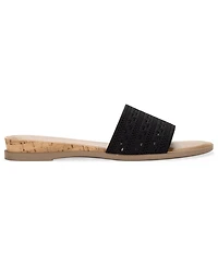 Style & Co Women's Eviee Knit Slip-On Slide Sandals, Macy's Exclusive