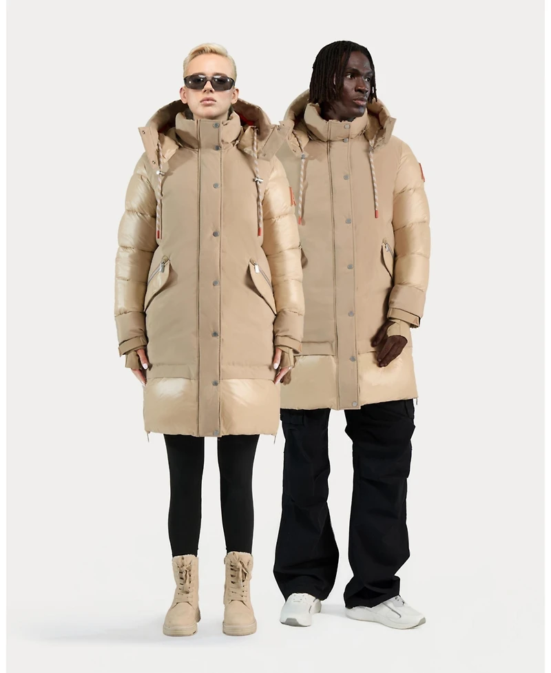 Alpenhaus Men's Unisex Briere Mixed media Puffer Parka