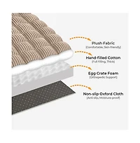 FunnyFuzzy Soft Flannel Breathable Sofa Seat Pad