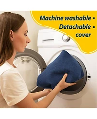 Gnuadz D-shaped Chair Cushion Dining Pad With Ties Removable Cover