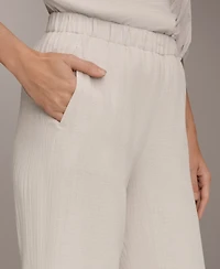 Donna Karan Weekend Women's Cotton Mid-Rise Pants