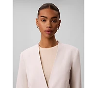 Calvin Klein Women's Classic Fit V-Neck Blazer